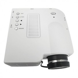 Mini LED Projector 400Lumens 320x240 with VGA USB SD HDMI  