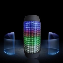 HOT Perfect Fashionable Colorful Lights Pulse Portable Bluetooth Speaker  