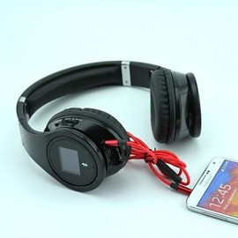 BQ968 Multifunction Bluetooth 3.0 Over Ear Headphone with LCD Screen for Smart Phones/PC