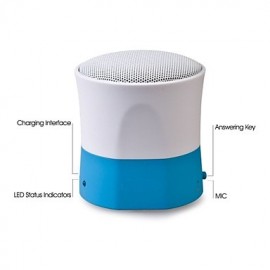 MINI Ultra-Portable Wireless Bluetooth V3.0 Speaker w/ Microphone (Assorted Colors)   