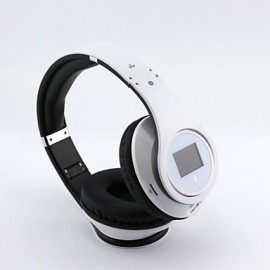 BQ968 Multifunction Bluetooth 3.0 Over Ear Headphone with LCD Screen for Smart Phones/PC