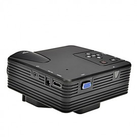 Full HD  Mini VGA (640x480) LCD Image System Multimedia LED Projector with AV/VGA/SD/USB/HDMI Slots(H80)  