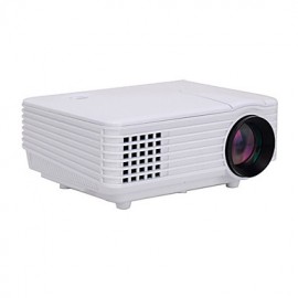 Portable 1080P HD 800 Lumens LED Projector with TV Output for Home Theater/Business/Education  