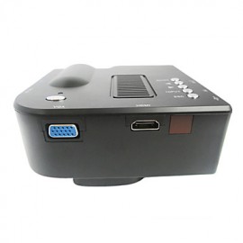 Mini LED Projector 400Lumens 320x240 with VGA USB SD HDMI  