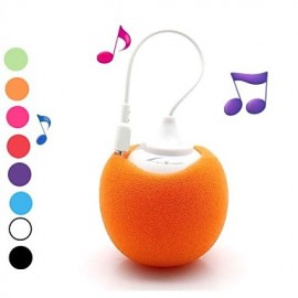 Soft Ball 3.5mm Plug Mini Audio Dock Speaker for iPhon iPod PC And Mobile Phone(Assorted Colors)  