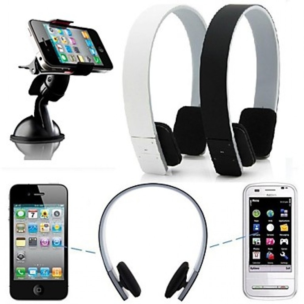 Stereo Wireless Bluetooth Headphone Earphone Headset for 6/6plus/5/5S/4/4S