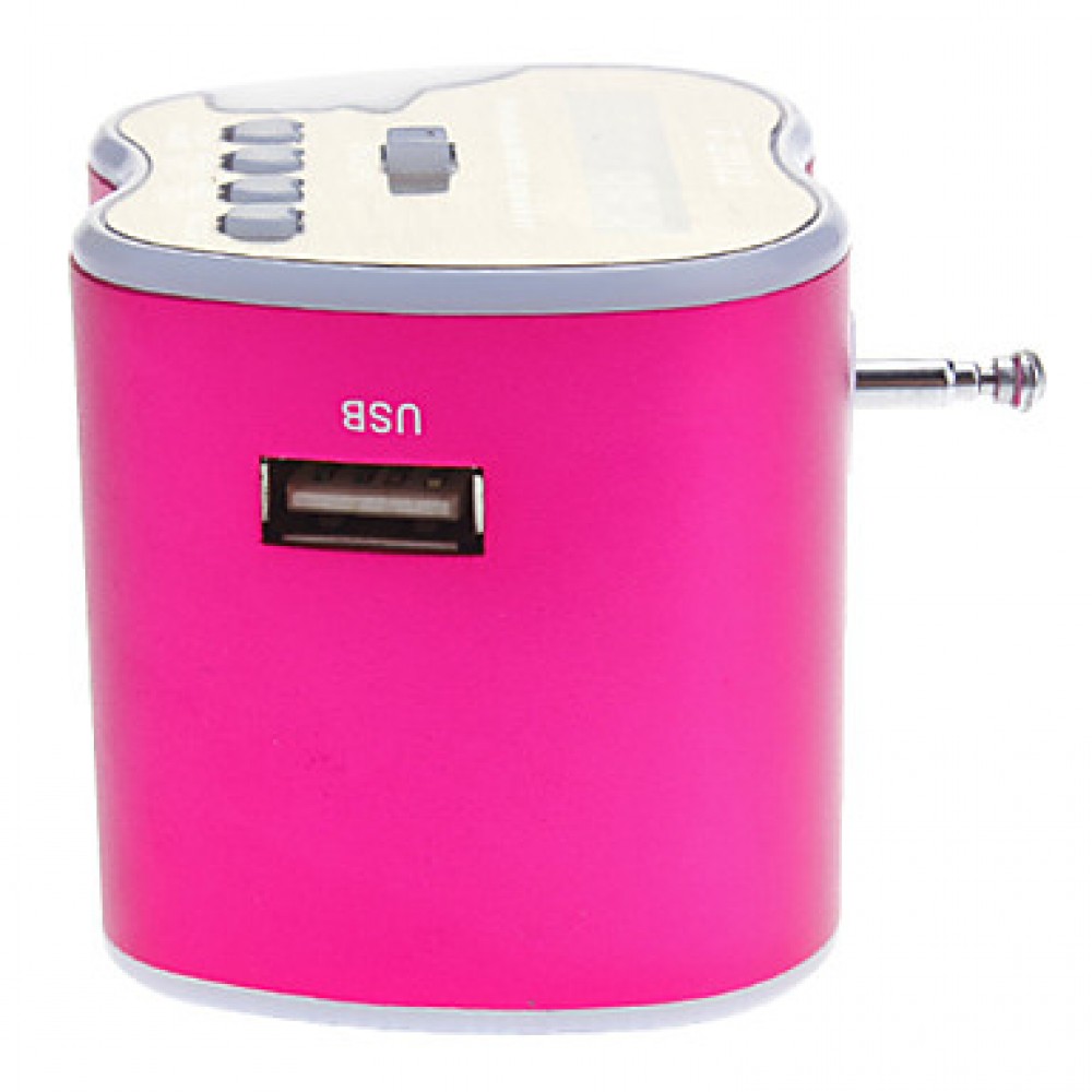 Mini Portable Stereo Music Speaker (Support USB/TF Card FM)  