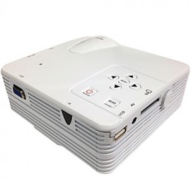 Mini HD Home LED Projector 640x480 with VGA USB SD HDMI Input  