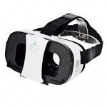 VR 2s Virtual Reality 3D Video Helmet Glasses - White + Black  