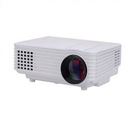 Portable 1080P HD 800 Lumens LED Projector with TV Output for Home Theater/Business/Education  